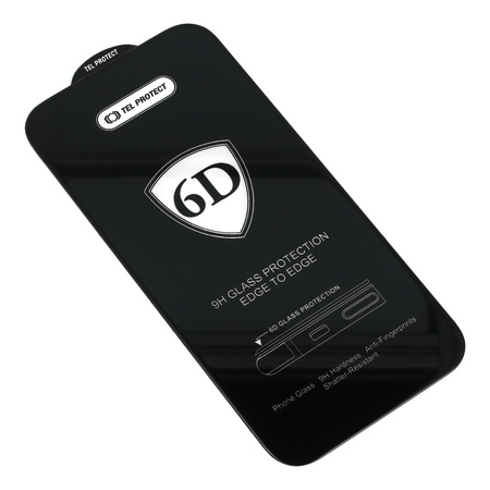 Gehärtetes Glas Tel Protect Full Glue 6D für SAMSUNG GALAXY A14 4G/5G schwarz