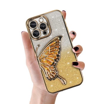 Tel Protect Butterfly Water Case do Iphone 13 Pro Max złoty