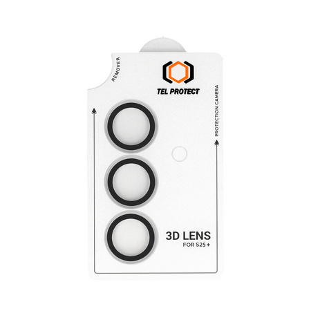 Gehärtetes Glas Tel Protect 3D Lens zum Schutz der Kameraobjektive für Samsung Galaxy S25 transparent (Objektiv 3 Stück)