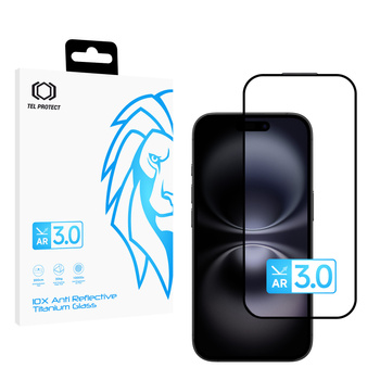 Hartowane szkło Tel Protect 10X AR 3.0 AntiReflective Titanium Glass do Iphone 16