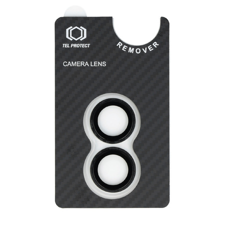Gehärtetes Glas Tel Protect 3D Lens Aramid Series Kameraschutz für Iphone 16/16 Plus (Objektiv 2 Stück)