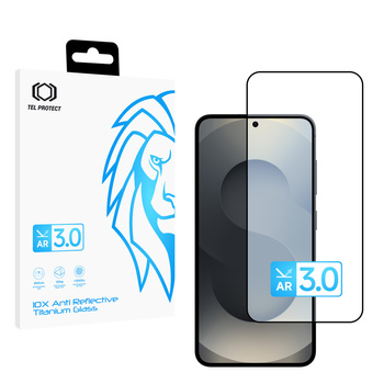 Hartowane szkło Tel Protect 10X AR 3.0 AntiReflective Titanium Glass do Samsung Galaxy S24/S25