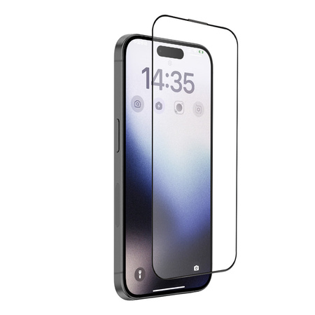 Gehärtetes Glas Tel Protect Full Glue 6D Matte für Samsung Galaxy S24 schwarz (with fingerprint unlock)