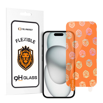 Hartowane szkło hybrydowe Tel Protect Best Flexible do IPHONE 15/15 PRO