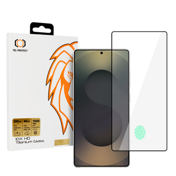 Szkło hartowane Tel Protect 10X HD Titanium ochrona ekranu wyświetlacza do Samsung Galaxy S25 Ultra