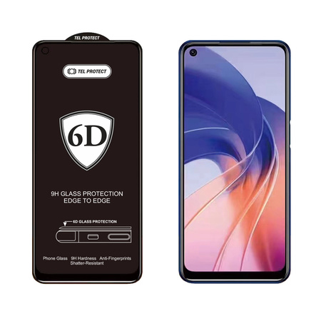 Gehärtetes Glas Tel Protect Full Glue 6D für SAMSUNG GALAXY A14 4G/5G schwarz