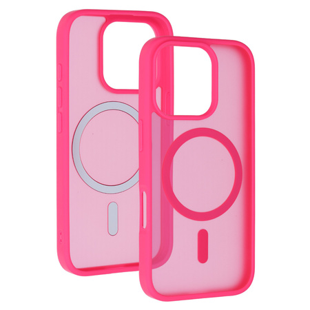 Tel Protect Aura Matte Magsafe Case do Iphone 15 Pro hot pink
