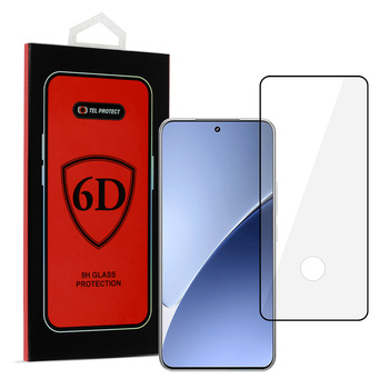 Hartowane szkło Tel Protect Full Glue 6D do XIAOMI 15 PRO CZARNE