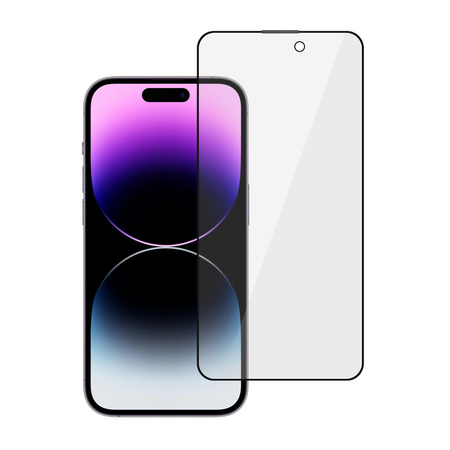 Szkło hartowane Tel Protect 10X Privacy Titanium prywatyzujące antyszpiegowskie do Iphone 14 Pro (koperta)