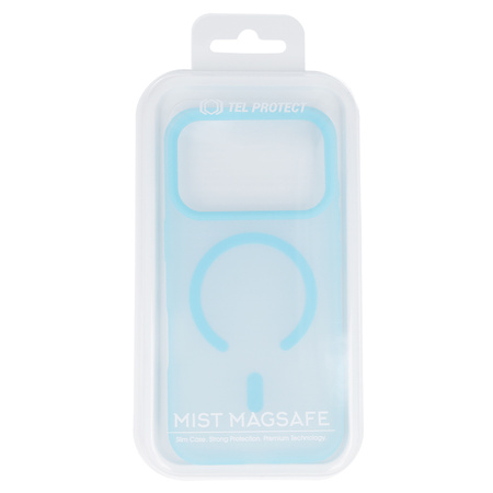 Tel Protect Mist Matte Magsafe Case do Iphone 15 Pro light blue