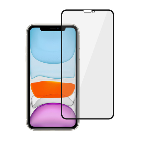 Gehärtetes Glas Tel Protect 10X Privacy Titanium mit Blickschutz (Anti-Spy) für Iphone 11/XR