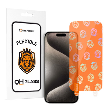 Hartowane szkło hybrydowe Tel Protect Best Flexible do IPHONE 15 PLUS/15 PRO MAX