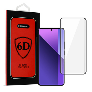 Hartowane szkło Tel Protect Full Glue 6D do XIAOMI REDMI NOTE 13 PRO PLUS 5G CZARNE