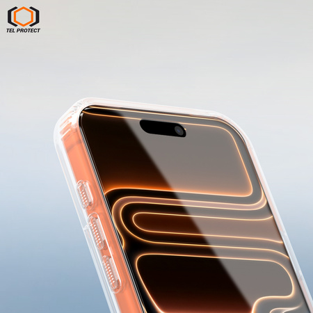Hartowane szkło Tel Protect Dust-Free Easy Fit Full Glue 6D do Iphone 17 Pro czarne