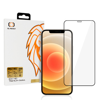 Szkło hartowane Tel Protect 10X HD Titanium ochrona ekranu wyświetlacza do Iphone 12/12 Pro