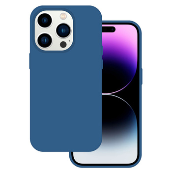 Tel Protect Silicone Premium do Iphone 14 Pro granatowy