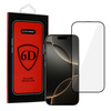 Hartowane szkło Tel Protect Full Glue 6D do IPHONE 16 PRO/17 CZARNE