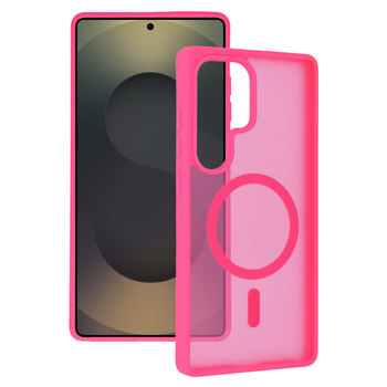Tel Protect Aura Matte Magsafe Case do Samsung Galaxy S25 Ultra hot pink