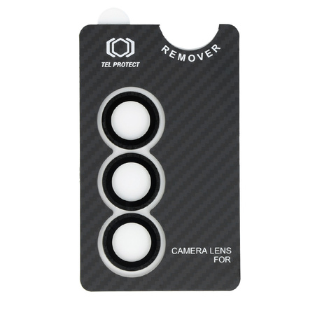 Hartowane szkło Tel Protect 3D Lens Aramid Series na aparat do Samsung Galaxy S24 (obiektyw 3 sztuki)