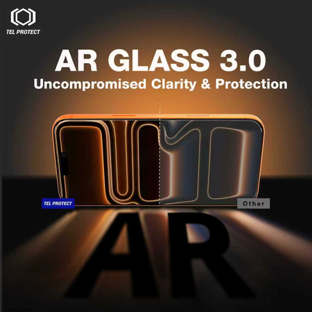 Hartowane szkło Tel Protect 10X AR 3.0 AntiReflective Titanium Glass do Samsung Galaxy S24/S25