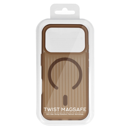 Tel Protect Twist Magsafe Case do Iphone 16 coffee brown