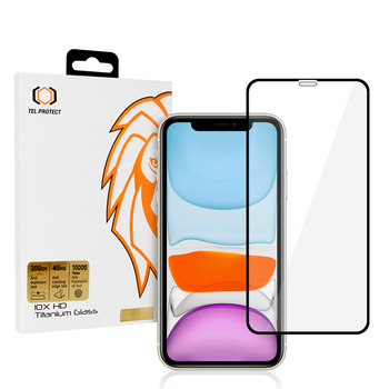 Szkło hartowane Tel Protect 10X HD Titanium ochrona ekranu wyświetlacza do Iphone 11/XR