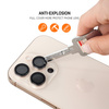 Gehärtetes Glas Tel Protect 3D Lens zum Schutz der Kameraobjektive für Iphone 17 Pro/17 Pro Max Titan (Objektiv 3 Stück)