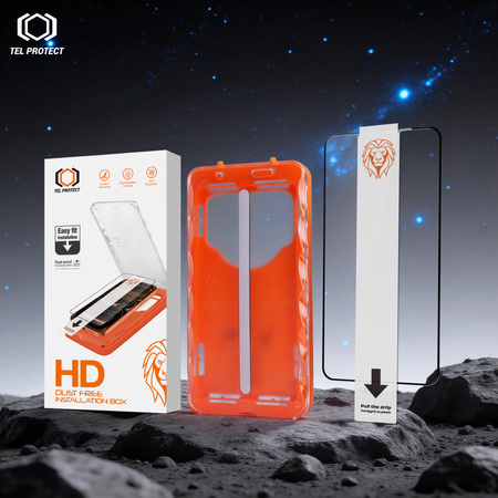 Hartowane szkło Tel Protect Dust-Free Easy Fit HD Titan do Iphone 17 Pro czarne