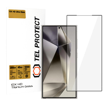 Szkło hartowane Tel Protect 10X HD Titanium ochrona ekranu wyświetlacza do Samsung Galaxy S24 Ultra