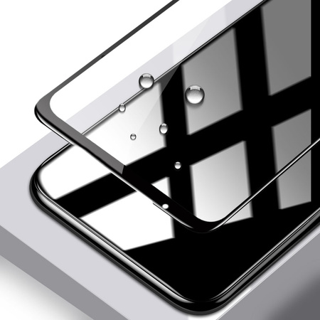 Hartowane szkło Tel Protect Full Glue 6D do SAMSUNG GALAXY S24 CZARNE (with fingerprint unlock)