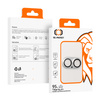 Gehärtetes Glas Tel Protect 95% AR+AF Full Metal Camera Protector Kameraschutz für Iphone 17 silber (Kamerainsel)