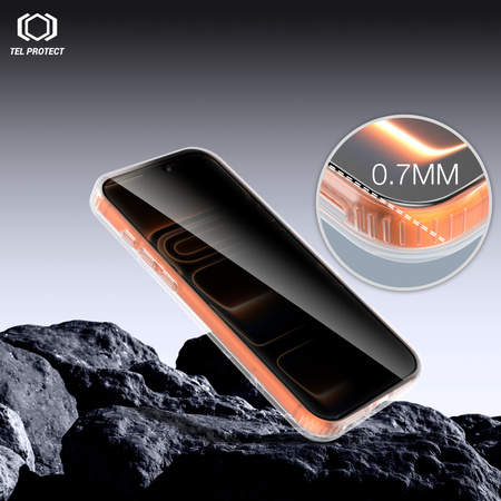 Hartowane szkło Tel Protect Dust-Free Easy Fit Privacy Titan do Iphone 17 Pro Max czarne