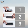 Hartowane szkło Tel Protect Dust-Free Easy Fit Privacy Full Glue 6D do Iphone 16 czarne
