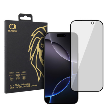 Hartowane szkło Tel Protect 10X Privacy DLC Diamond Coating do Iphone 16 Pro Max