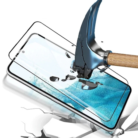 Hartowane szkło Tel Protect Full Glue 6D do SAMSUNG GALAXY S23 PLUS CZARNE