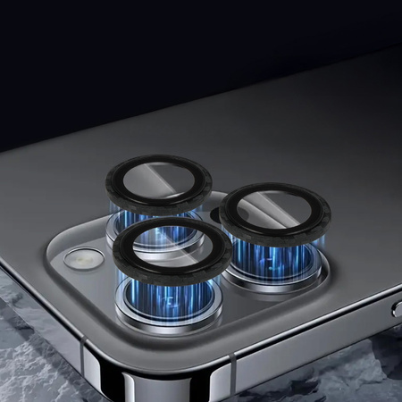Hartowane szkło Tel Protect 3D Lens Aramid Series na aparat do Samsung Galaxy S24 (obiektyw 3 sztuki)