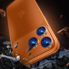 Hartowane szkło Tel Protect 95% AR+AF Full Metal Camera Protector na aparat do Iphone 17 srebrne (wyspa)