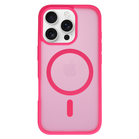 Tel Protect Aura Matte Magsafe Case do Iphone 15 Pro hot pink