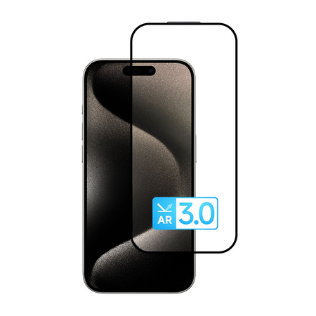 Hartowane szkło Tel Protect 10X AR 3.0 AntiReflective Titanium Glass do Iphone 15 Pro Max