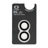 Gehärtetes Glas Carbon Tel Protect Titanium Lens 99% AR zum Schutz der Kameraobjektive für iPhone 16 / 16 Plus