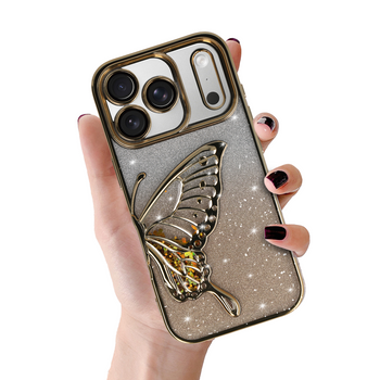 Tel Protect Butterfly Water Case do Iphone 17 Pro/18 Pro złoty