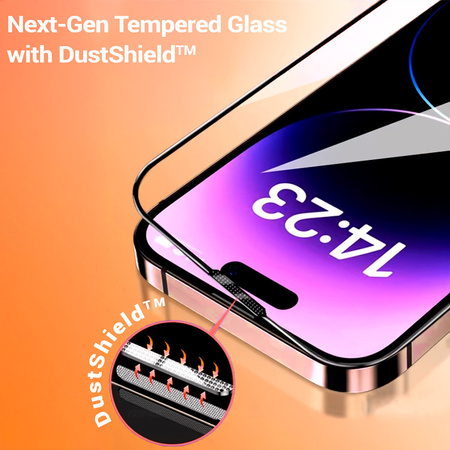 Szkło hartowane Tel Protect 10X HD Titanium ochrona ekranu wyświetlacza do Iphone 15 Pro Max