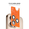Gehärtetes Glas Tel Protect Titanium Lens 99% AR zum Schutz der Kameraobjektive für Iphone 15/15 Plus transparent