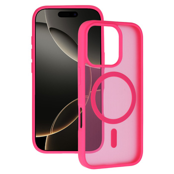 Tel Protect Aura Matte Magsafe Case do Iphone 16 hot pink