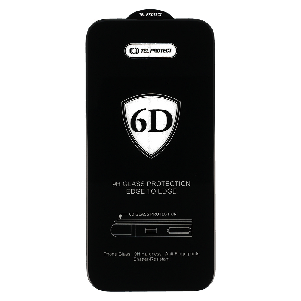 Hartowane szkło Tel Protect Full Glue 6D do XIAOMI REDMI A1/A1 PLUS CZARNE