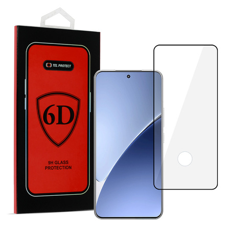 Hartowane szkło Tel Protect Full Glue 6D do XIAOMI 15 PRO CZARNE
