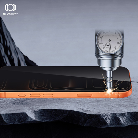 Hartowane szkło Tel Protect Dust-Free Easy Fit Privacy Titan do Iphone 17 Pro Max czarne