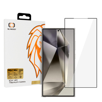 Szkło hartowane Tel Protect 10X HD Titanium ochrona ekranu wyświetlacza do Samsung Galaxy S24 Ultra