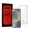 Hartowane szkło Tel Protect Full Glue 6D do SAMSUNG GALAXY S24 PLUS CZARNE (with fingerprint unlock)