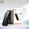 Hartowane szkło Tel Protect Dust-Free Easy Fit Privacy Full Glue 6D do Iphone 16 Pro Max czarne - 2 sztuki